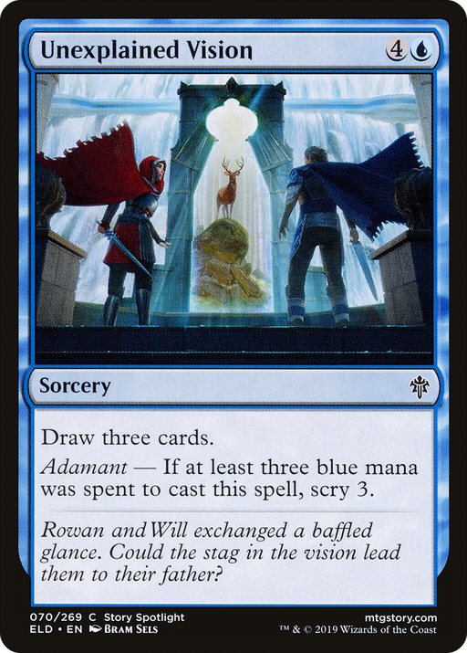 Unexplained Vision (ELD-070) [Throne of Eldraine] MTG Single Wizards of the Coast