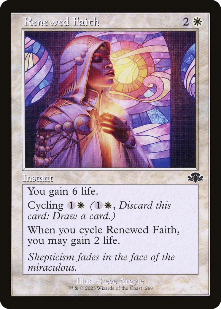 Renewed Faith (DMR-269) [Dominaria Remastered] Foil MTG Single Wizards of the Coast