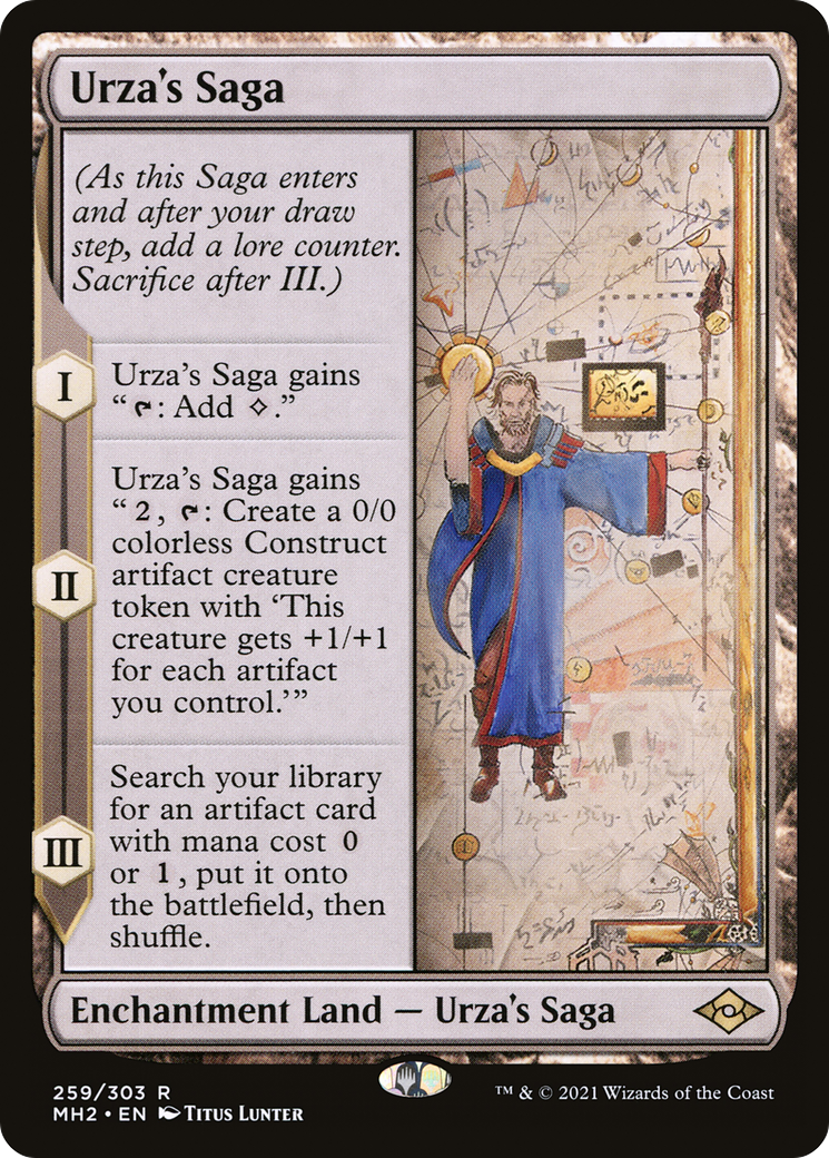 Urza's Saga (MH2-259) [Modern Horizons 2] MTG Single Modern Horizons 2