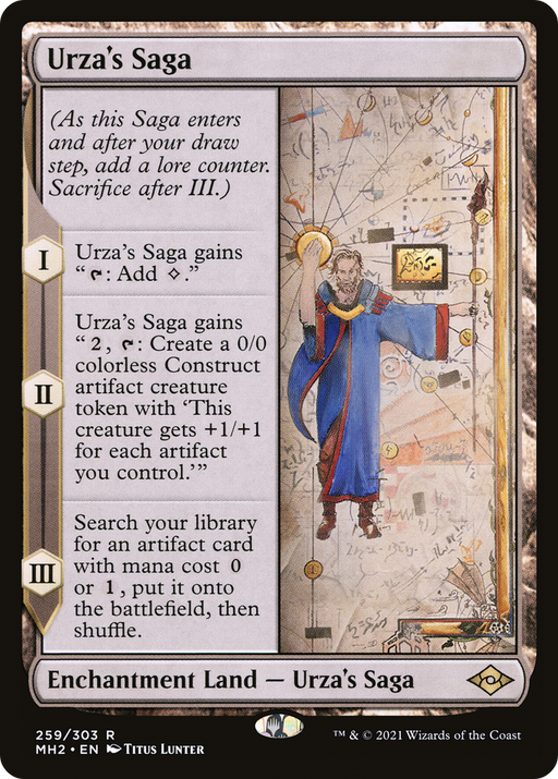 Urza's Saga (MH2-259) [Modern Horizons 2] Foil MTG Single Modern Horizons 2