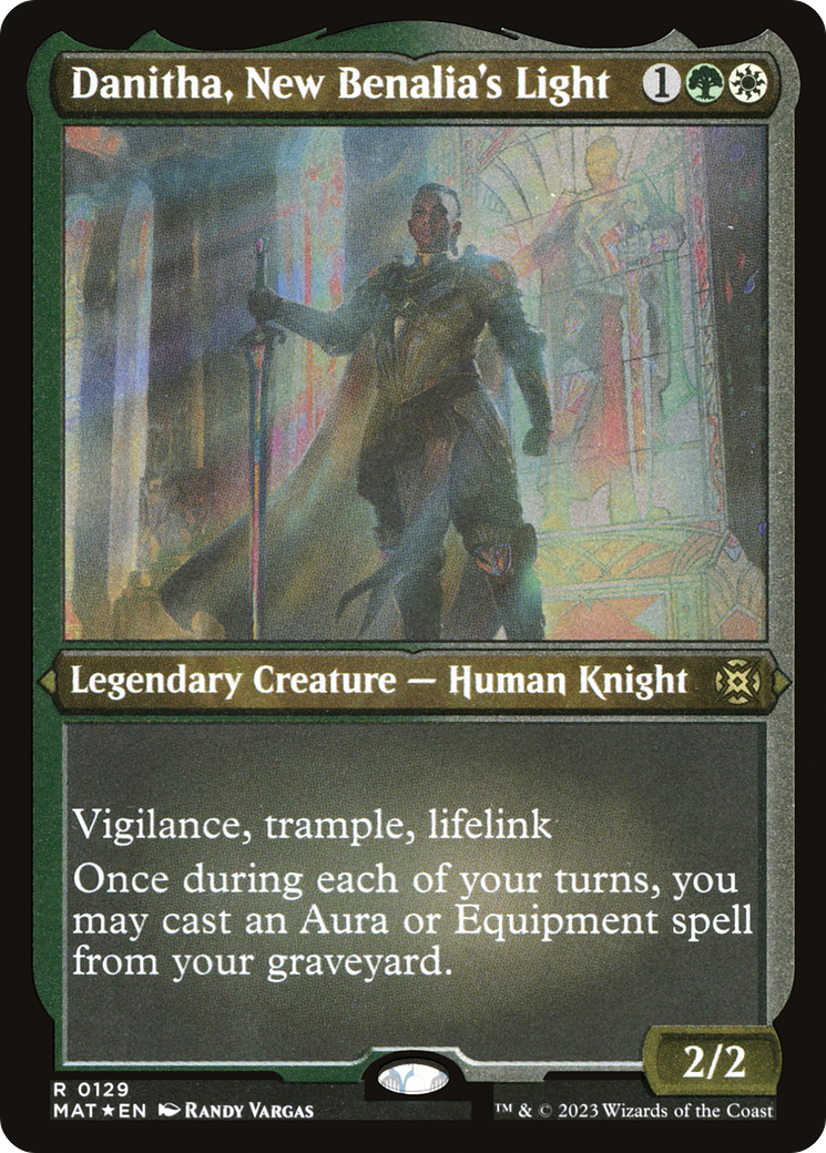 Danitha, New Benalia's Light (MAT-129) [March of the Machine: The Aftermath] Etched Foil MTG Single Wizards of the Coast