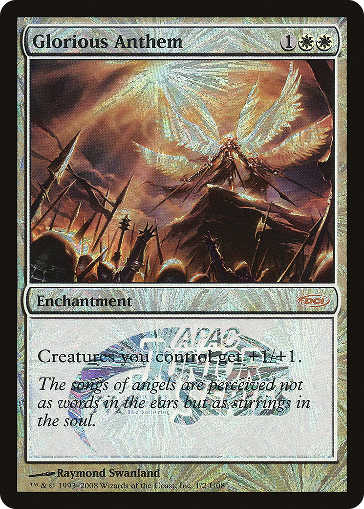 Glorious Anthem (JSS-1U08) [Misc] Junior APAC Series Foil MTG Single Wizards of the Coast