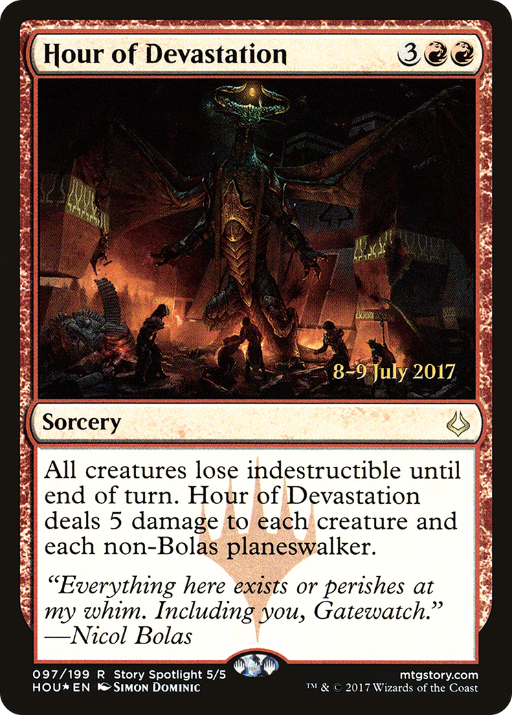 Hour of Devastation (PRE-097) [Hour of Devastation Promos] Foil MTG Single Wizards of the Coast