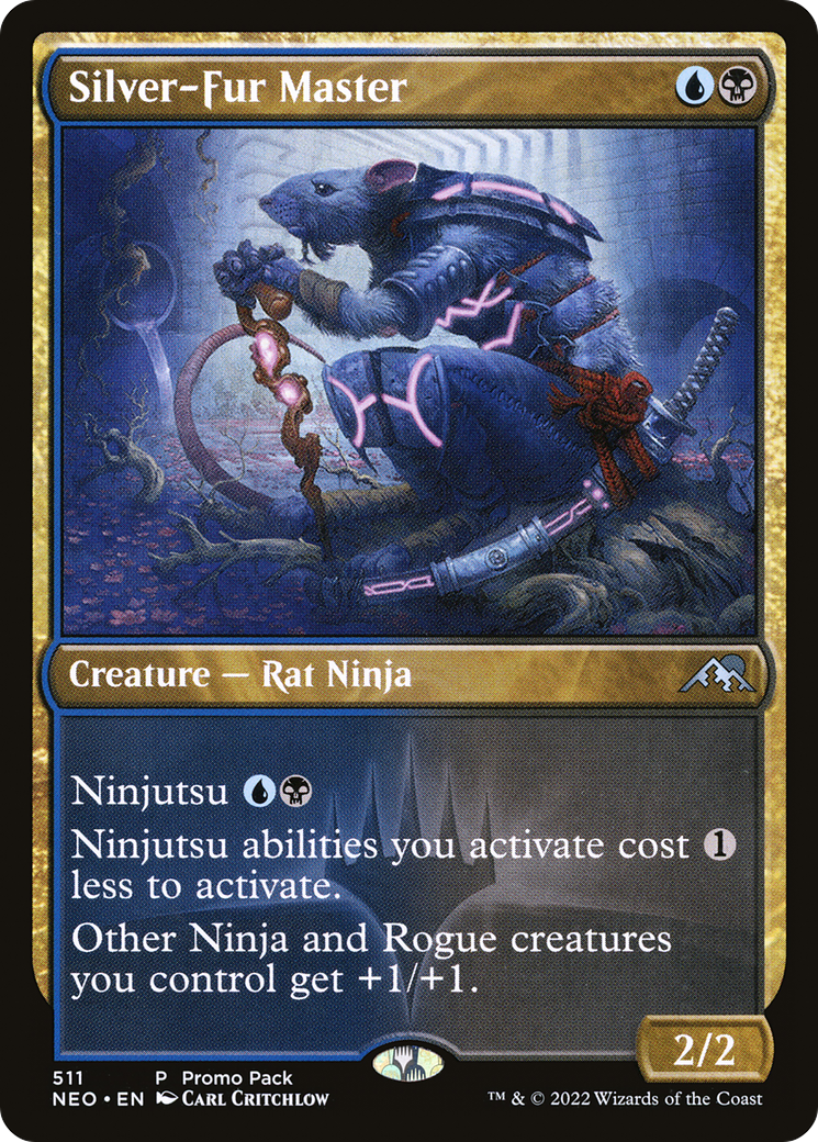 Silver-Fur Master (PPNEO-511) [Kamigawa: Neon Dynasty] MTG Single Wizards of the Coast