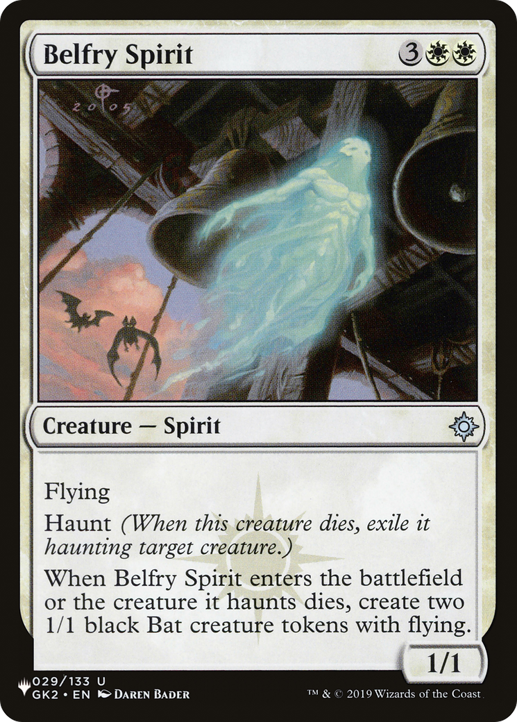 Belfry Spirit (LIST-GK2-29) [Mystery Booster] The List MTG Single Wizards of the Coast
