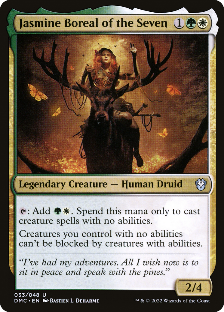 Jasmine Boreal of the Seven (DMC-033) [Dominaria United Commander] MTG Single Wizards of the Coast