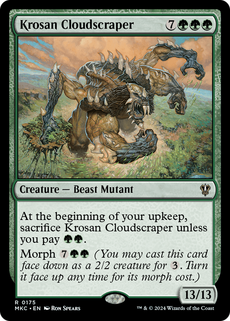 Krosan Cloudscraper (MKC-175) [Murders at Karlov Manor Commander] MTG Single Wizards of the Coast