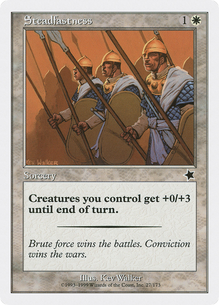 Steadfastness (S99-027) [Misc] Starter 1999 MTG Single Wizards of the Coast