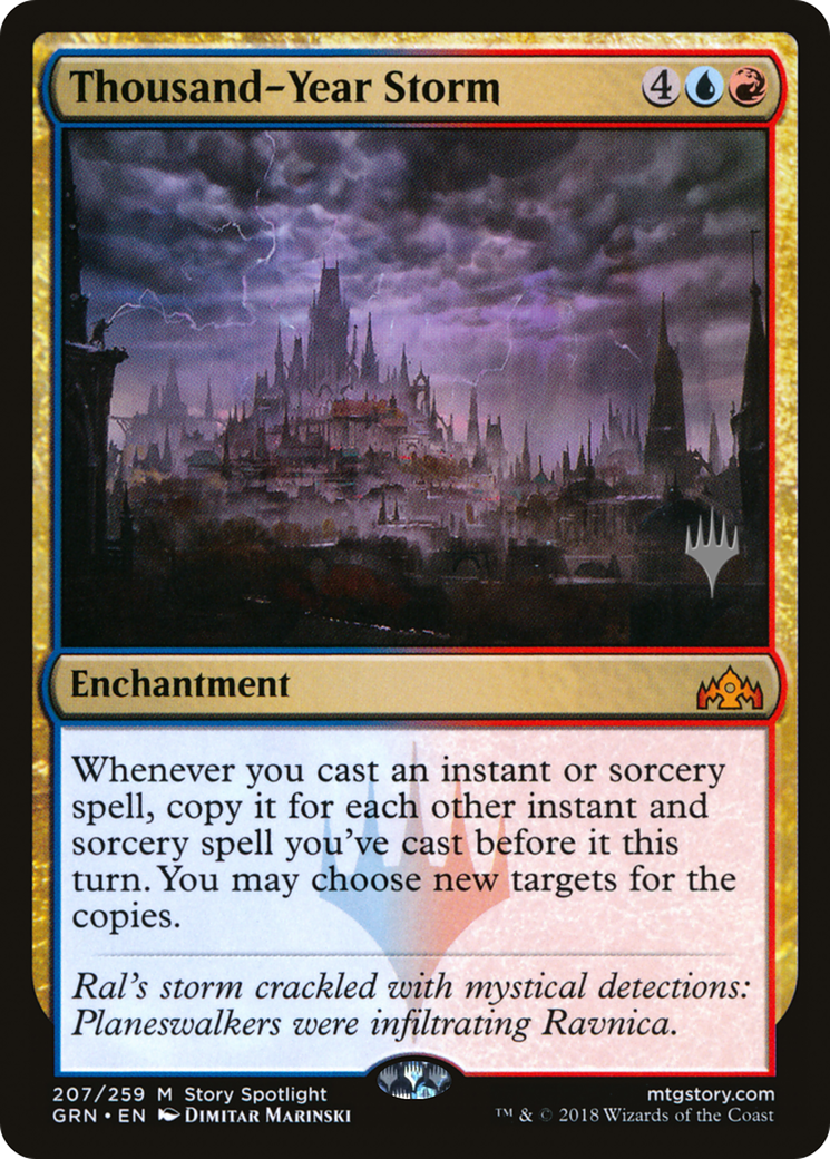 Thousand-Year Storm (PPKHM-207P) [Guilds of Ravnica Promos] Foil MTG Single Wizards of the Coast