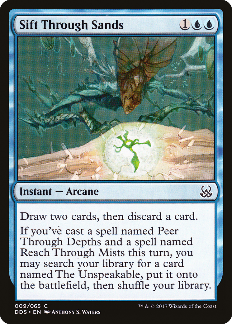 Sift Through Sands (DDS-009) [Misc] Duel Decks: Mind vs. Might MTG Single Wizards of the Coast