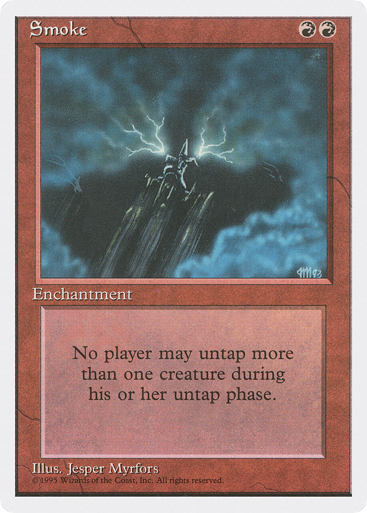 Smoke (4ED-222) [Fourth Edition] MTG Single Wizards of the Coast