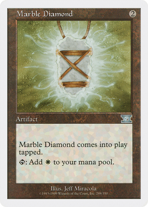 Marble Diamond (6ED-298) [Classic Sixth Edition] MTG Single Wizards of the Coast