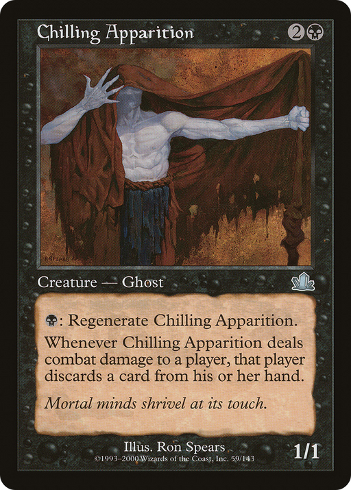 Chilling Apparition (PCY-059) [Prophecy] Foil MTG Single Wizards of the Coast