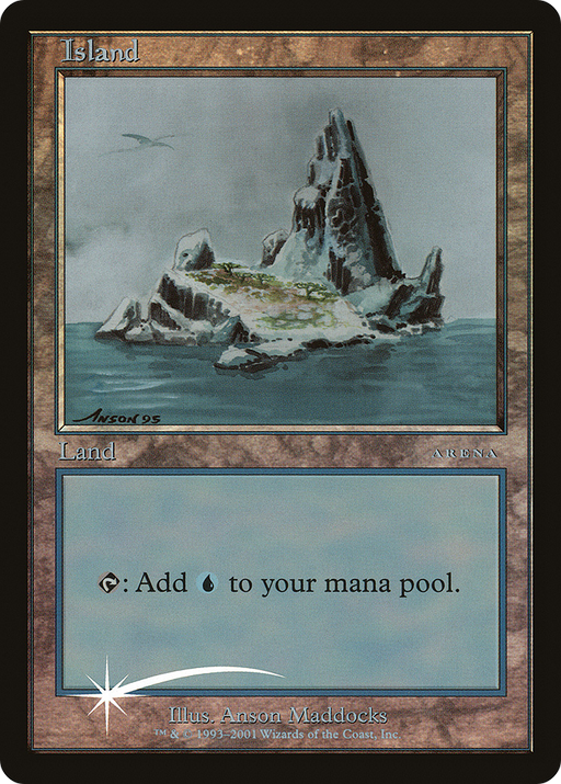 Island (2001) (ARENA-) [Misc] Arena League 2001 Foil MTG Single Wizards of the Coast