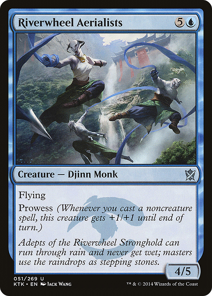 Riverwheel Aerialists (KTK-051) [Khans of Tarkir] Foil MTG Single Wizards of the Coast