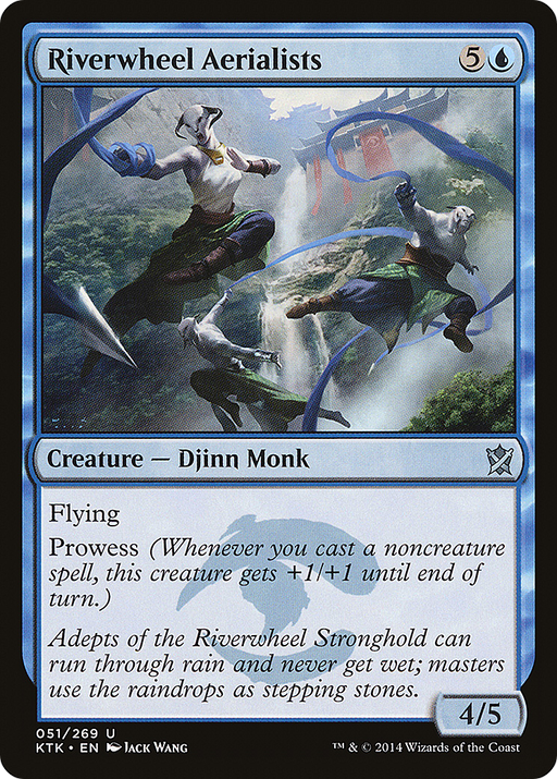 Riverwheel Aerialists (KTK-051) [Khans of Tarkir] MTG Single Wizards of the Coast