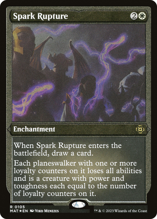 Spark Rupture (MAT-105) [March of the Machine: The Aftermath] Etched Foil MTG Single Wizards of the Coast