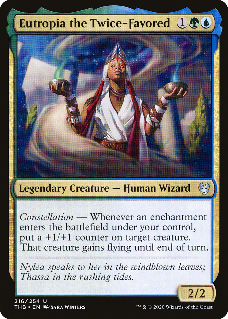 Eutropia the Twice-Favored (THB-216) [Theros Beyond Death] Foil MTG Single Wizards of the Coast