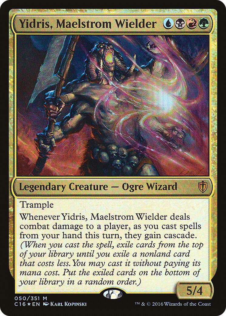 Yidris, Maelstrom Wielder (C16-050) [Commander 2016] Foil MTG Single Wizards of the Coast
