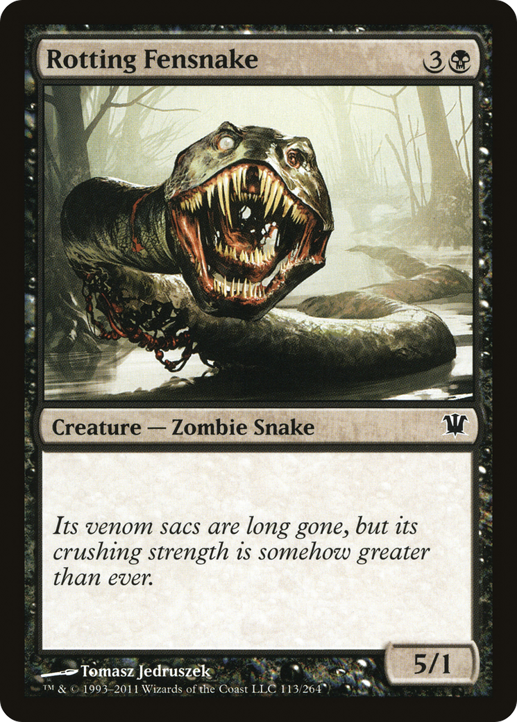 Rotting Fensnake (ISD-113) [Innistrad] Foil MTG Single Wizards of the Coast