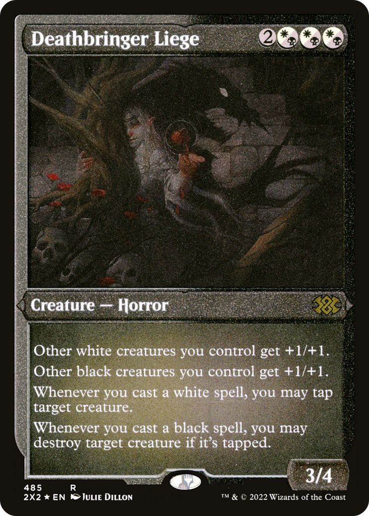 Deathbringer Liege (Foil Etched) (2X2-485) [Double Masters 2022] Foil MTG Single Wizards of the Coast