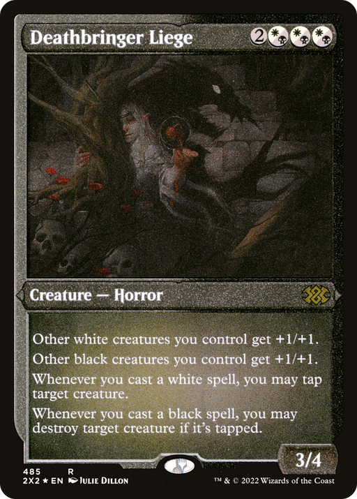 Deathbringer Liege (Foil Etched) (2X2-485) [Double Masters 2022] Foil MTG Single Wizards of the Coast