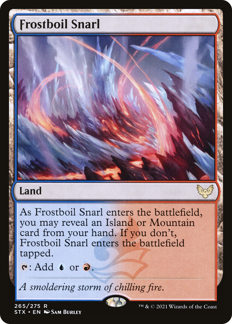 Frostboil Snarl (STX-265) [Strixhaven: School of Mages] Foil MTG Single Wizards of the Coast