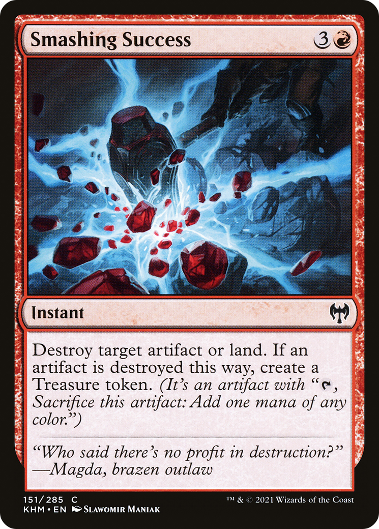 Smashing Success (KHM-151) [Kaldheim] MTG Single Wizards of the Coast