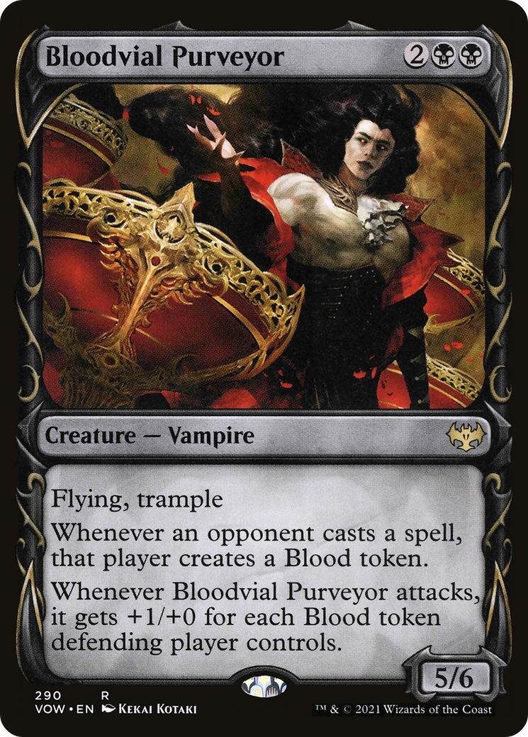 Bloodvial Purveyor (VOW-290) [Innistrad: Crimson Vow] (Showcase) Foil MTG Single Wizards of the Coast