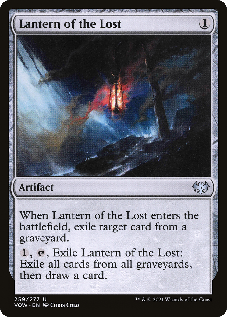 Lantern of the Lost (VOW-259) [Innistrad: Crimson Vow] MTG Single Wizards of the Coast