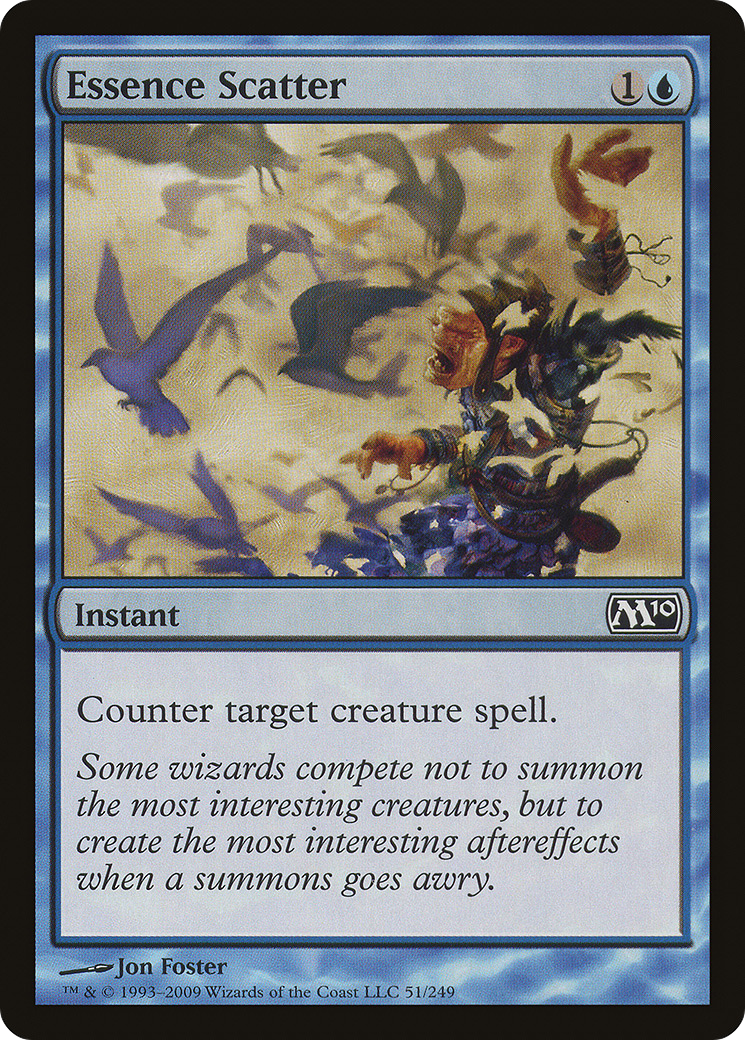 Essence Scatter (M10-051) [Magic 2010] Foil MTG Single Wizards of the Coast