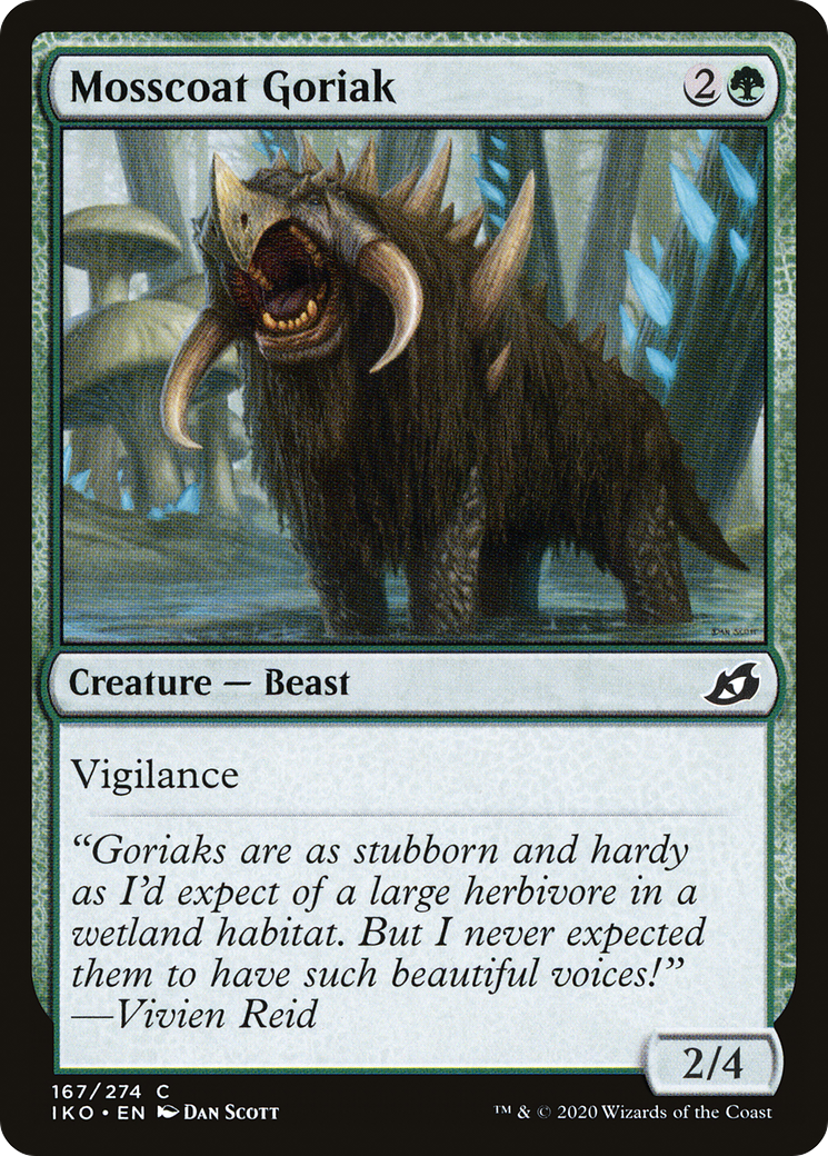 Mosscoat Goriak (IKO-167) [Ikoria: Lair of Behemoths] MTG Single Wizards of the Coast
