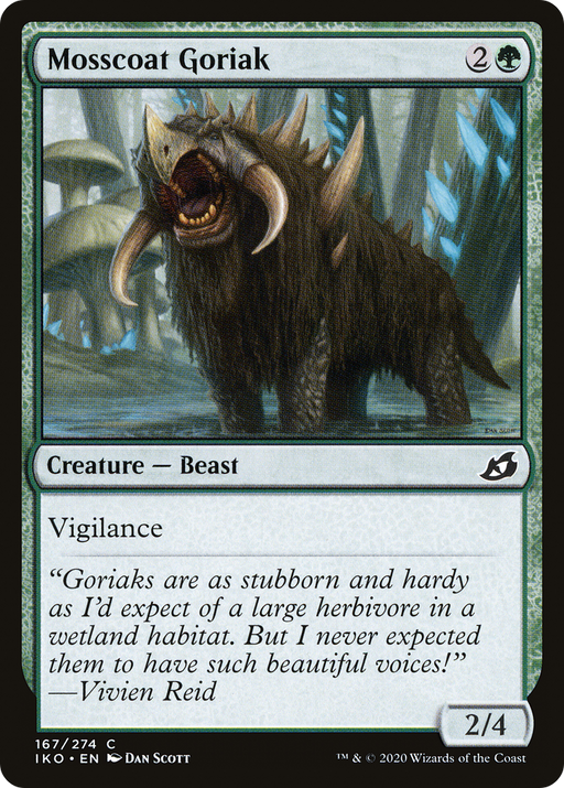 Mosscoat Goriak (IKO-167) [Ikoria: Lair of Behemoths] MTG Single Wizards of the Coast