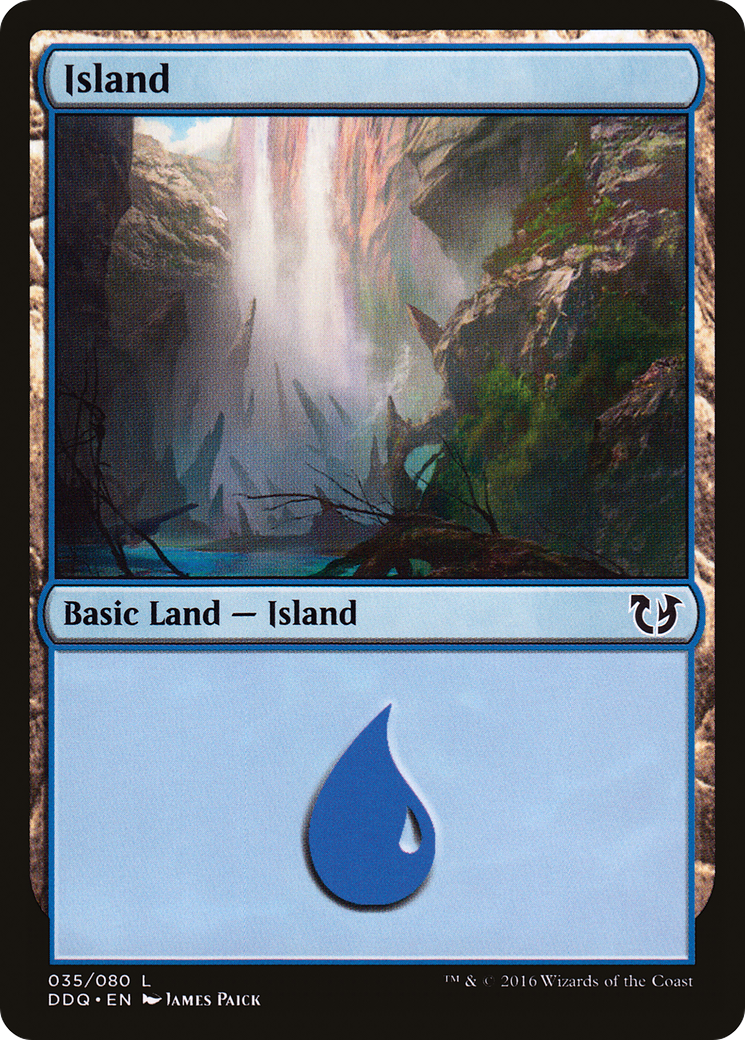 Island (DDQ-035) [Misc] Duel Decks: Blessed vs. Cursed MTG Single Wizards of the Coast
