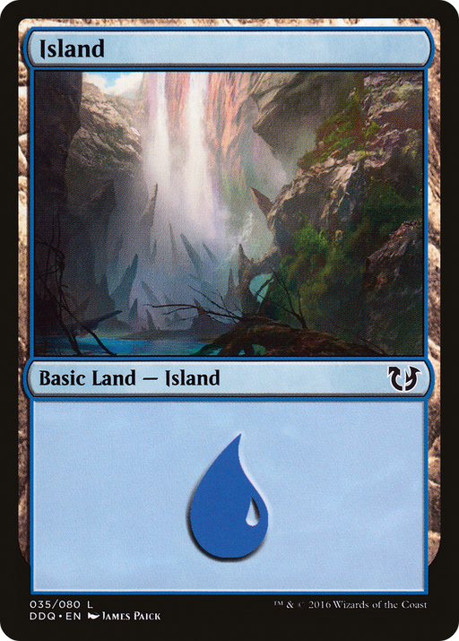 Island (DDQ-035) [Misc] Duel Decks: Blessed vs. Cursed MTG Single Wizards of the Coast