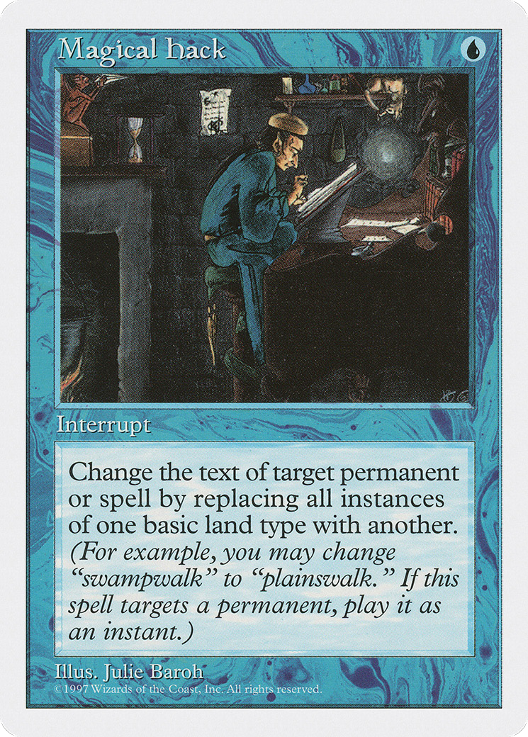 Magical Hack (5ED-101) [Fifth Edition] MTG Single Wizards of the Coast
