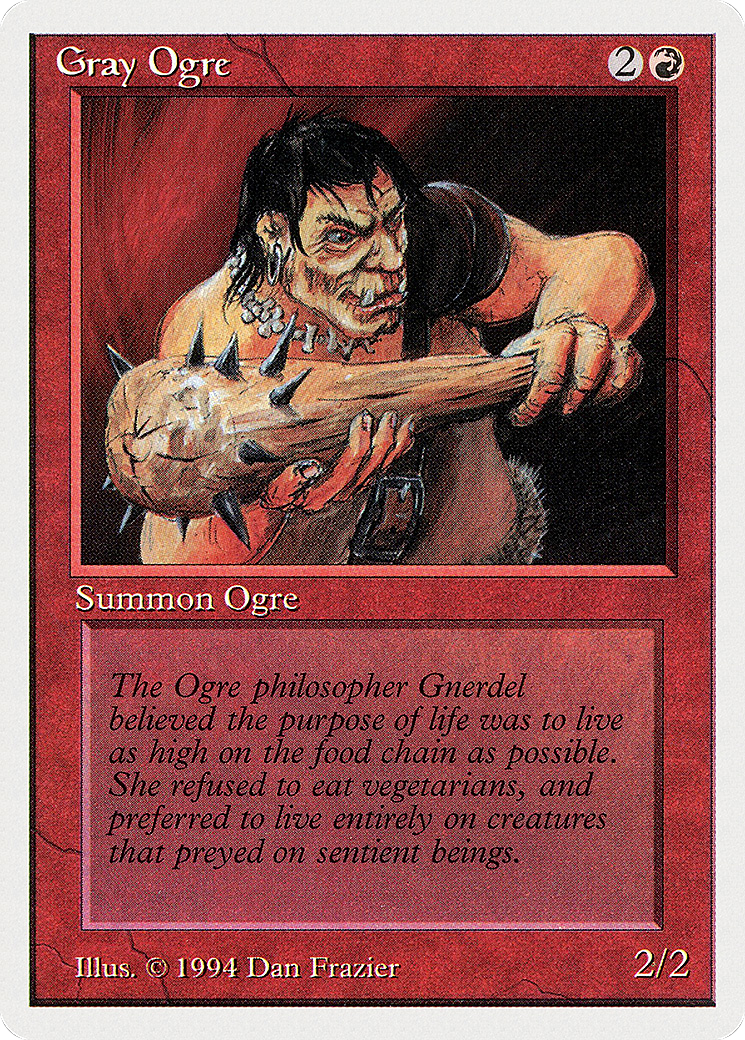 Gray Ogre (SUM-157) [Misc] Summer Magic / Edgar MTG Single Wizards of the Coast