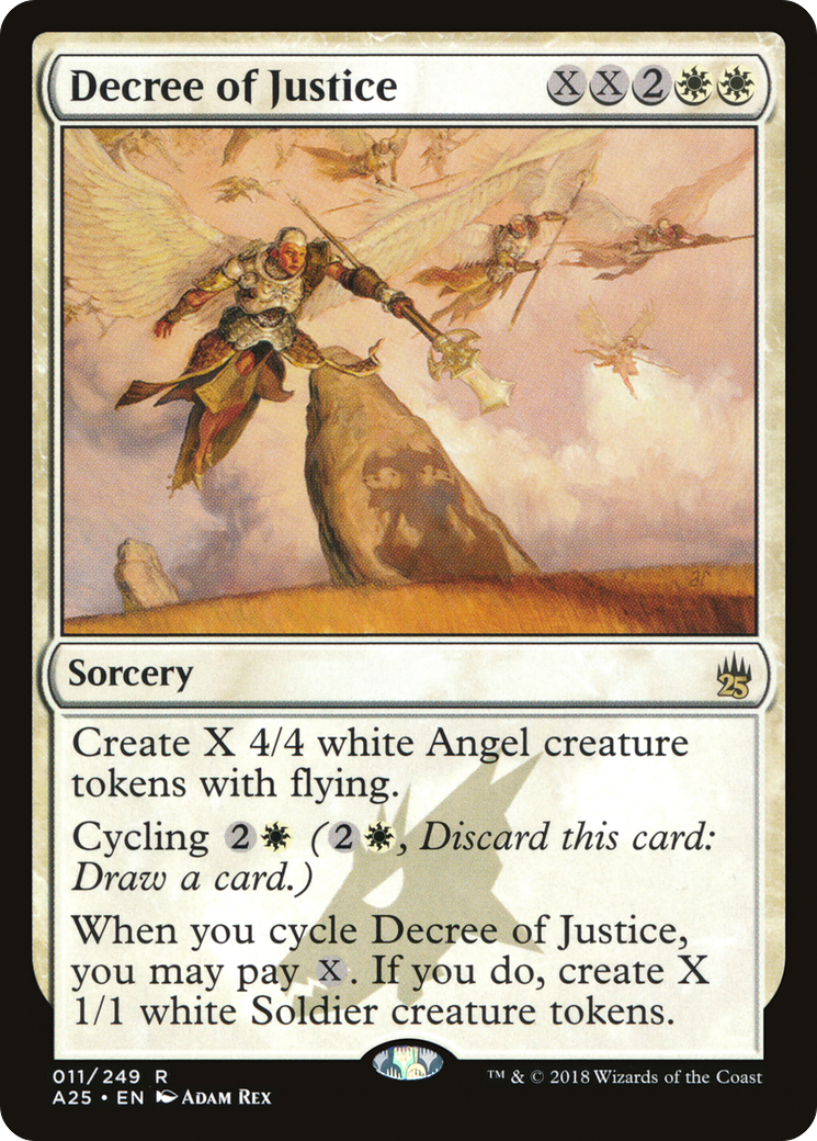 Decree of Justice [Masters 25] MTG Single Magic: The Gathering