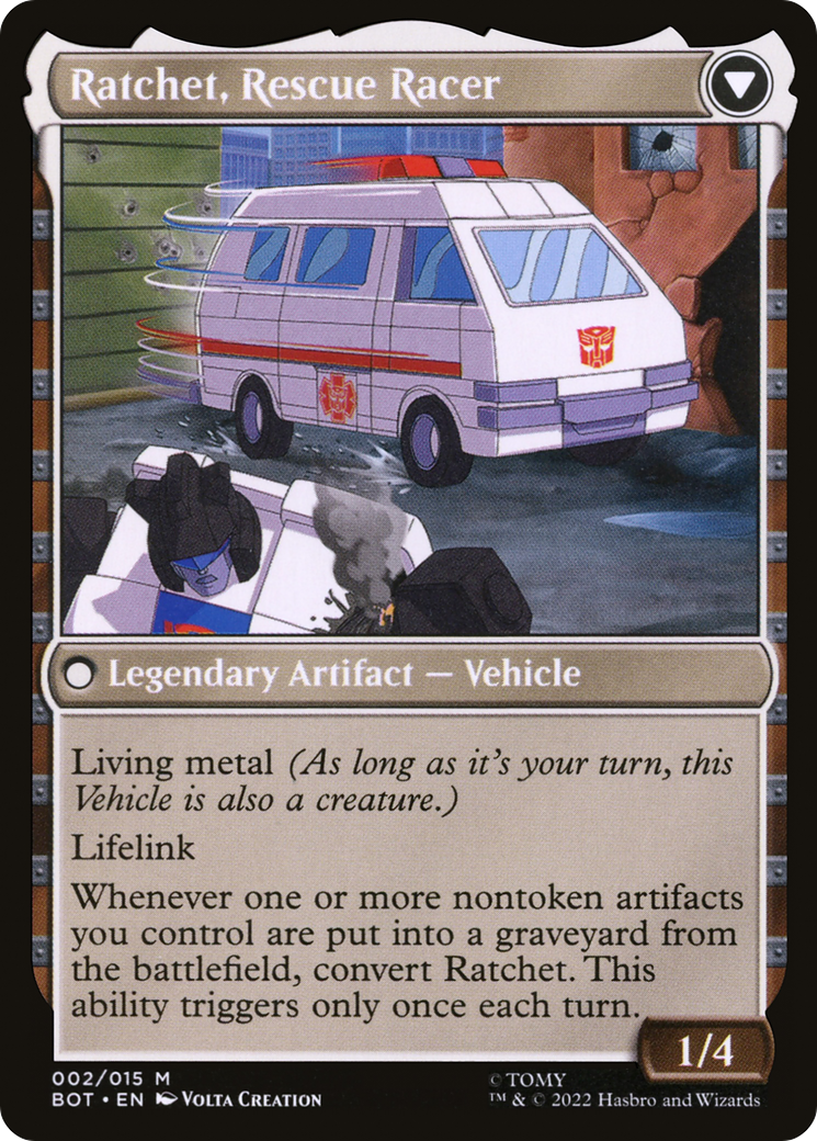 Ratchet, Field Medic (BOT-002) [Transformers] Foil MTG Single Wizards of the Coast