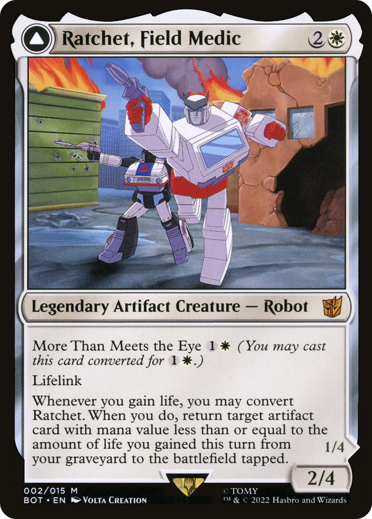 Ratchet, Field Medic (BOT-002) [Transformers] MTG Single Wizards of the Coast