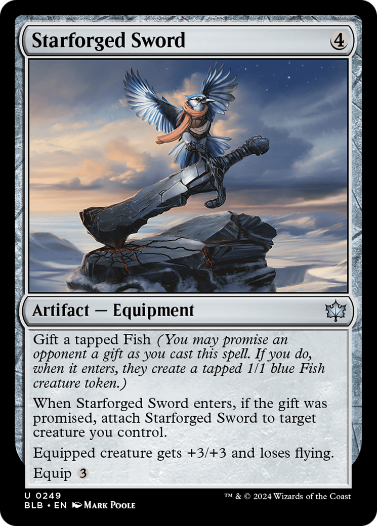 Starforged Sword (BLB-249) [Bloomburrow] MTG Single Wizards of the Coast