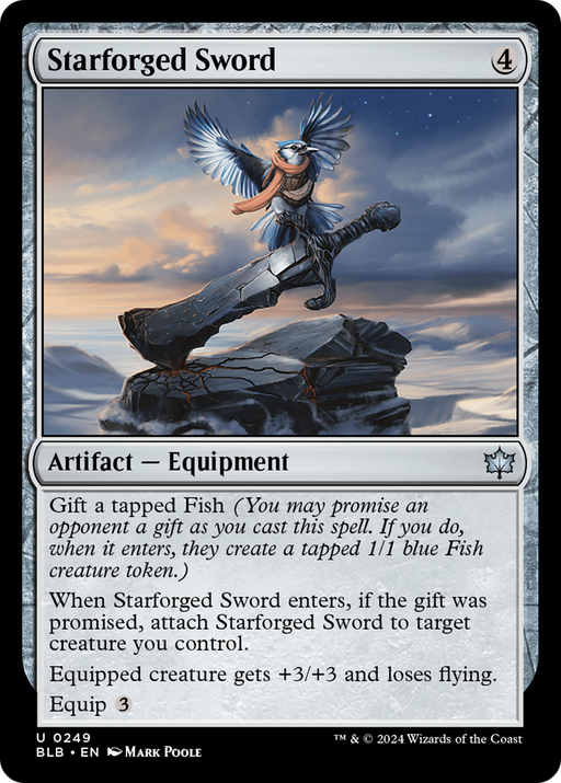 Starforged Sword (BLB-249) [Bloomburrow] MTG Single Wizards of the Coast