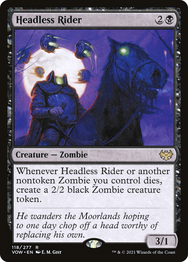 Headless Rider (VOW-118) [Innistrad: Crimson Vow] MTG Single Wizards of the Coast