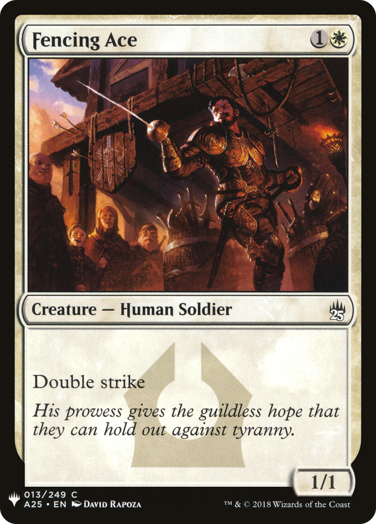 Fencing Ace (LIST-A25-13) [Mystery Booster] The List MTG Single Wizards of the Coast