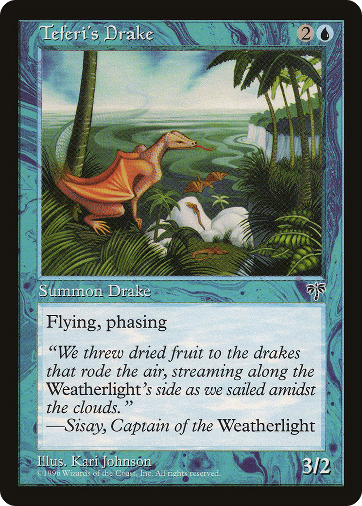 Teferi's Drake (MIR-097) [Mirage] MTG Single Wizards of the Coast