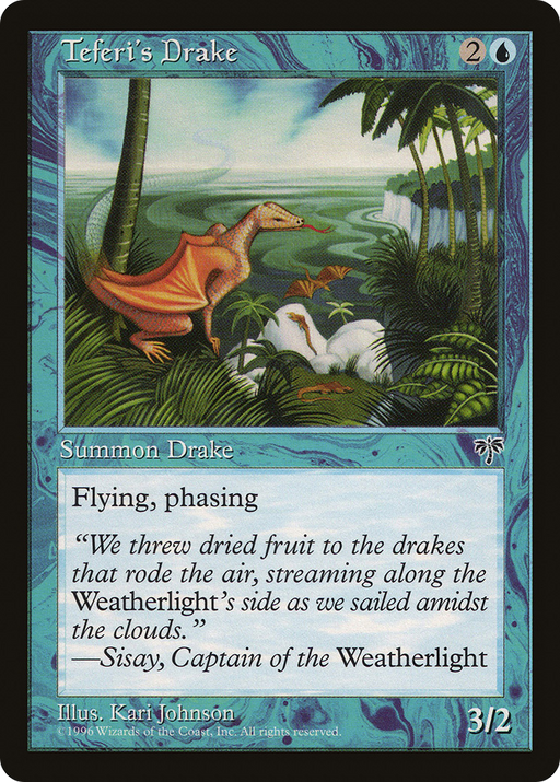 Teferi's Drake (MIR-097) [Mirage] MTG Single Wizards of the Coast