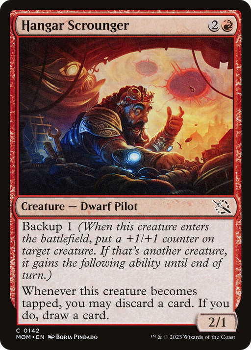 Hangar Scrounger (MOM-142) [March of the Machine] Foil MTG Single Wizards of the Coast