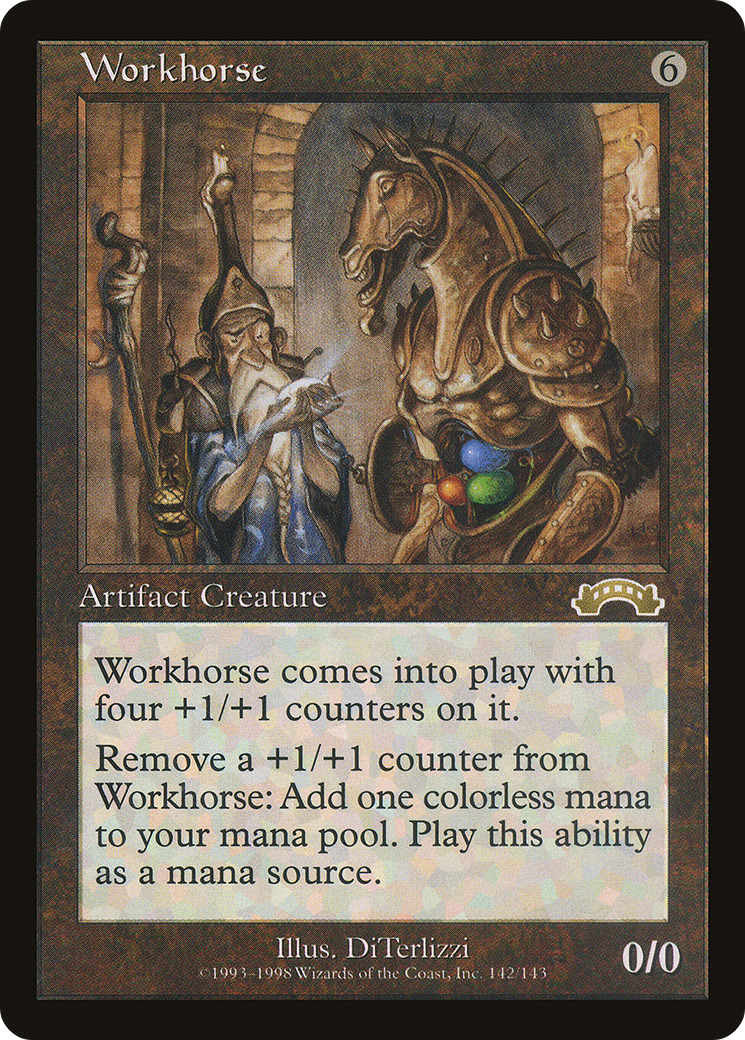 Workhorse (EXO-142) [Exodus] MTG Single Wizards of the Coast