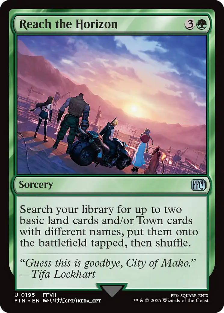 Reach the Horizon (FIN-195) [FINAL FANTASY] Foil MTG Single Wizards of the Coast