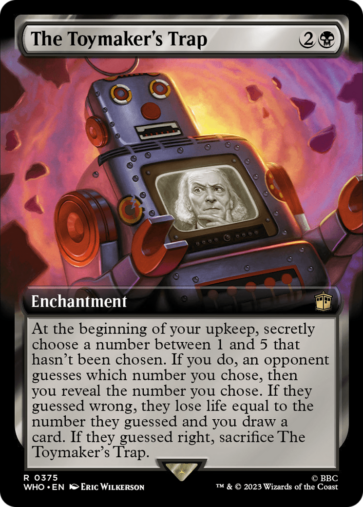 The Toymaker's Trap (WHO-375) [Doctor Who] (Extended Art) Foil MTG Single Wizards of the Coast